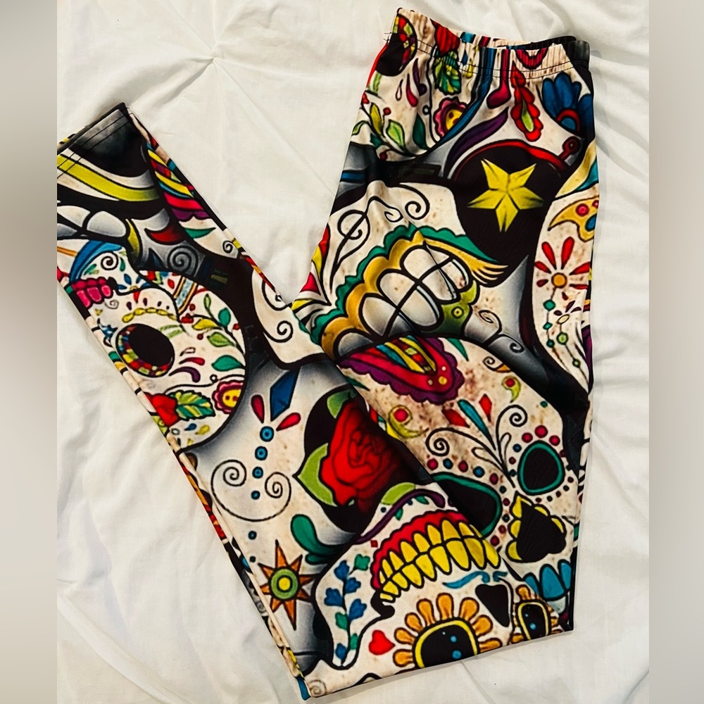 Leggings Skull Candy Leggings Medium/Large